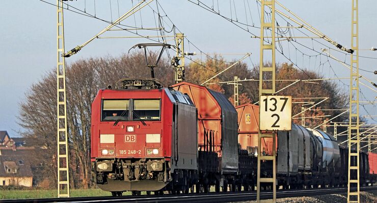 DB Cargo Güterzug im Einzelwagenverkehr