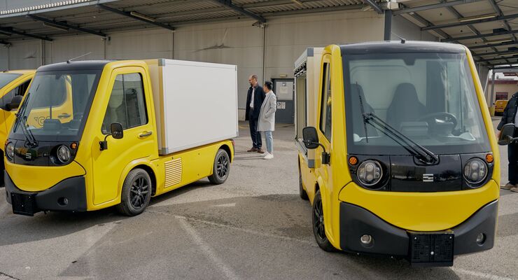 Die Österreichische Post testet den E-Kleinsttransporter Sevic V500e in der Praxis.