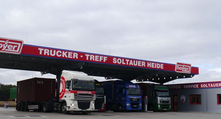 Hoyer Autohof Soltauer Heide, Truckstop FF 7/2017.