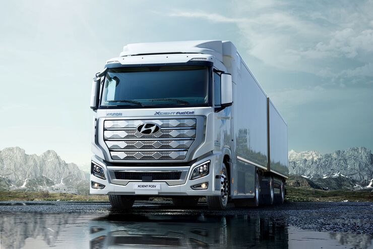 Hyundai Xcient Fuel Cell Brennstoffzellen-Lkw