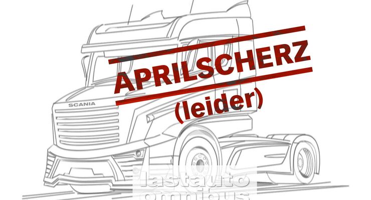 Leider war die Meldung vom neuen Scania-Hauber nur der Aprilscherz aus unserer Redaktion. Aber schön wärs dennoch.