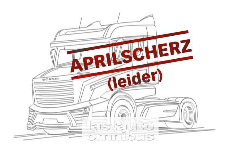 Leider war die Meldung vom neuen Scania-Hauber nur der Aprilscherz aus unserer Redaktion. Aber schön wärs dennoch.