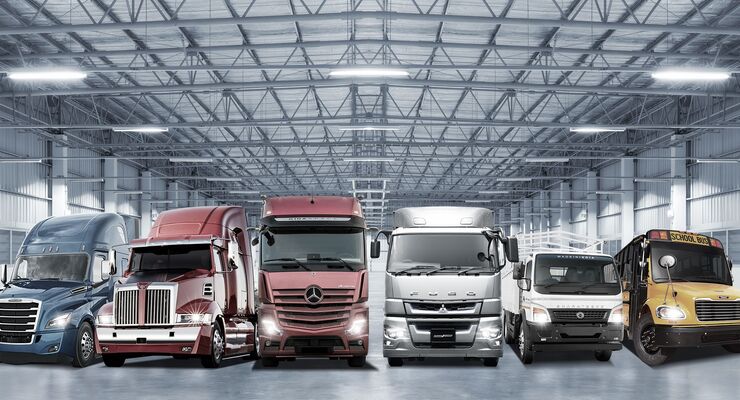 Lkw von Daimler Trucks