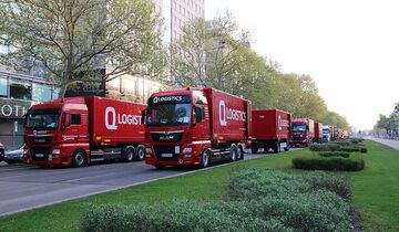 Lkw von Q-Logistics