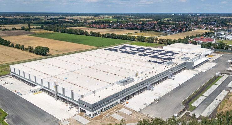 Logistikzentrum von Aldi Nord in Lehrte-Aligse bei Hannover