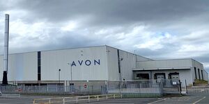 Logistikzentrum von Arvato in Corby, Großbritannien.