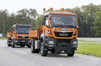 MAN aFAS TGM Automatisierung automatisiert autonom Erprobung Test Feldversuch Autobahn Absicherung Absicherungsfahrzeug Hessen