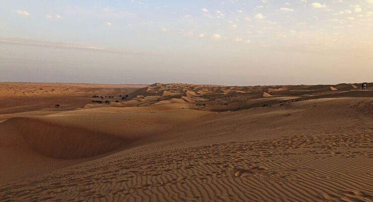 Oman Wüste Bedford Lkw Oldtimer