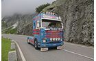 Passfahrt Lkw-Oldtimer Volvo Scania Saurer Büssing