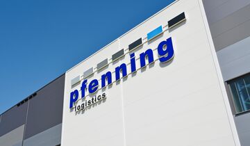 Pfenning Logistics Logo Schriftzug