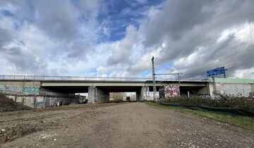 Schlachthofbrücke an der A40 bei Bochum