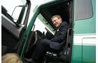 Verkehrsminister Thüringen Christian Carius (CDU) im Lang-lkw