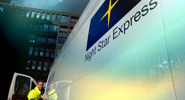 Zusteller von Night Star Express